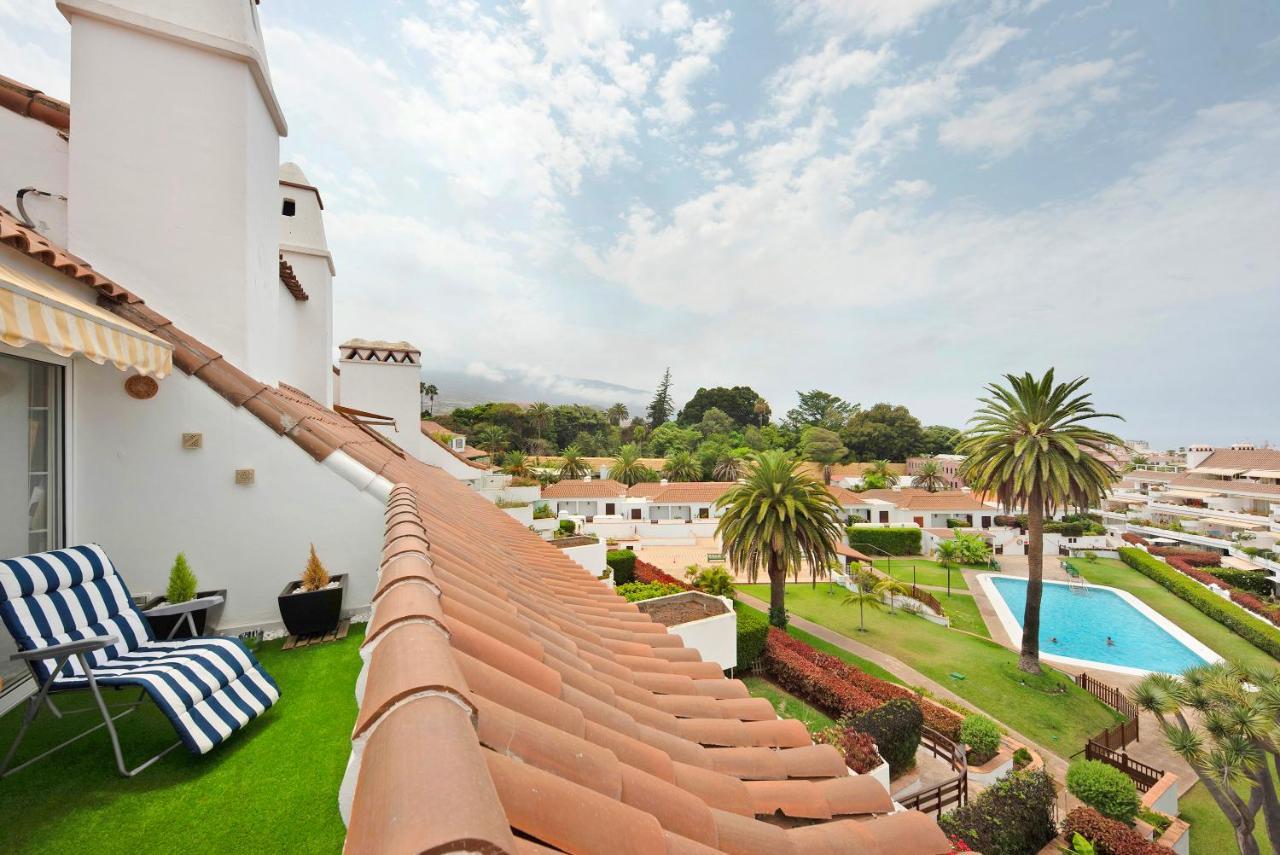 プエルト・デ・ラ・クルスAtico Sunset Loft Terraza Y Piscinaアパートメント エクステリア 写真