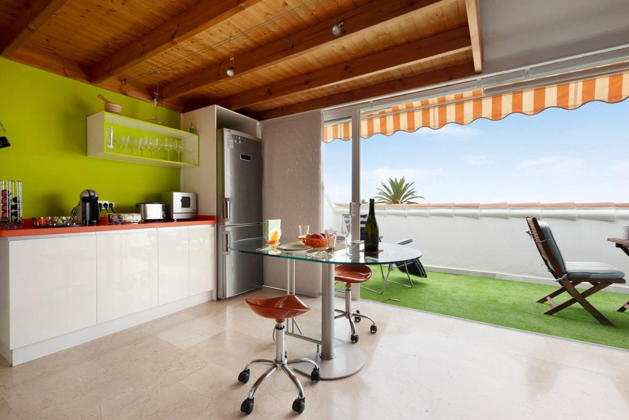 プエルト・デ・ラ・クルスAtico Sunset Loft Terraza Y Piscinaアパートメント エクステリア 写真